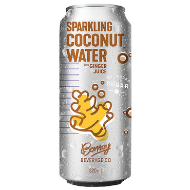 Bonsoy Beverage Co Sparkling Coconut Water with Ginger 320ml